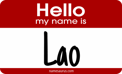 Hello my name is Lao png download