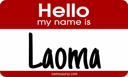 Hello my name is Laoma png download