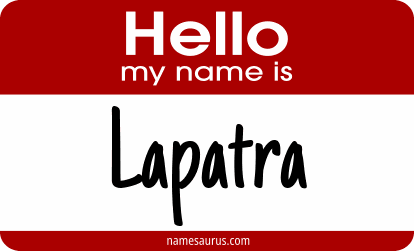 Hello my name is Lapatra png download