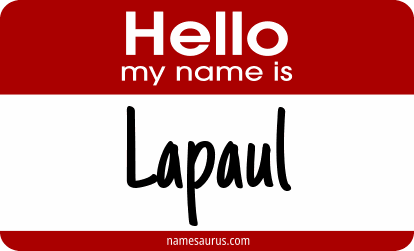 Hello my name is Lapaul png download