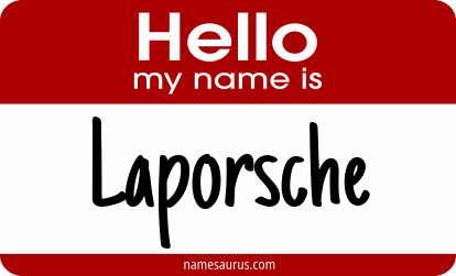 Hello my name is Laporsche png download