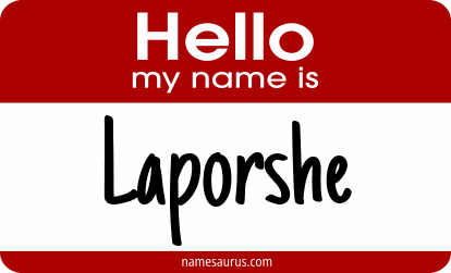 Hello my name is Laporshe png download