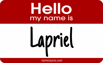 Hello my name is Lapriel png download