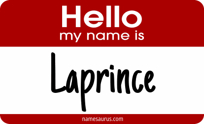 Hello my name is Laprince png download