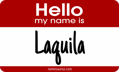 Hello my name is Laquila png download