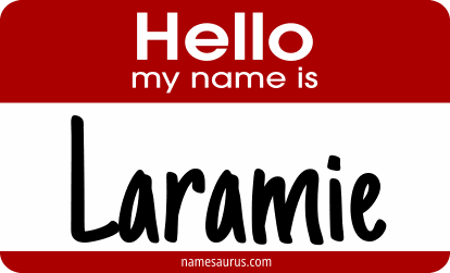 Hello my name is Laramie png download