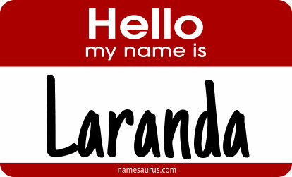 Hello my name is Laranda png download