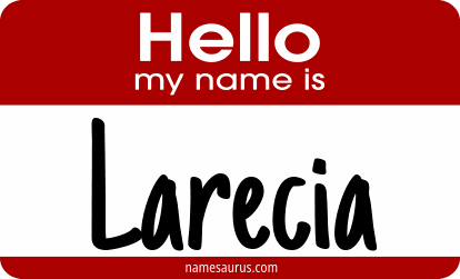 Hello my name is Larecia png download