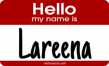 Hello my name is Lareena png download