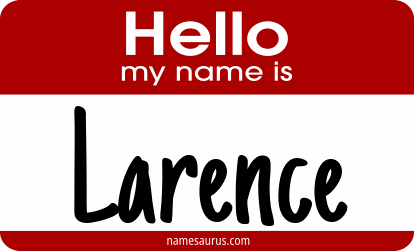 Hello my name is Larence png download