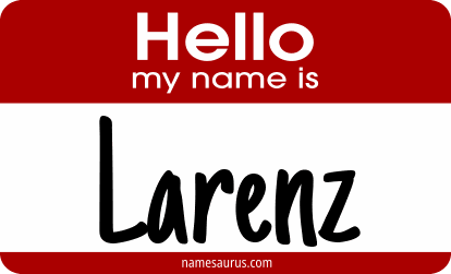 Hello my name is Larenz png download