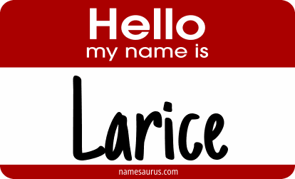 Hello my name is Larice png download