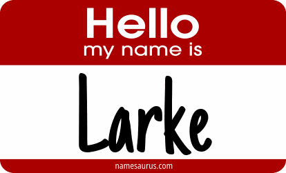 Hello my name is Larke png download