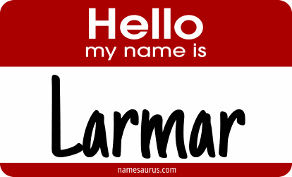 Hello my name is Larmar png download