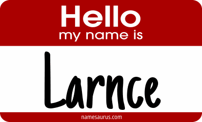 Hello my name is Larnce png download