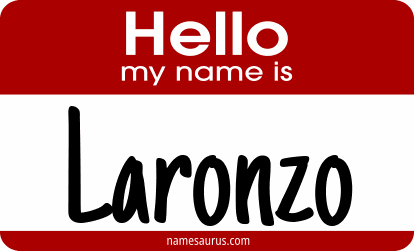 Hello my name is Laronzo png download