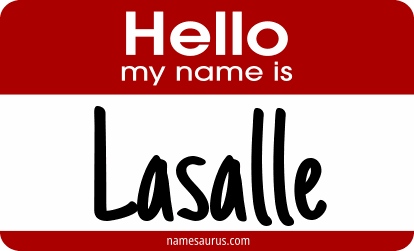 Hello my name is Lasalle png download