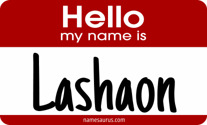 Hello my name is Lashaon png download