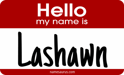 Hello my name is Lashawn png download