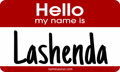 Hello my name is Lashenda png download