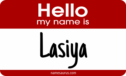 Hello my name is Lasiya png download