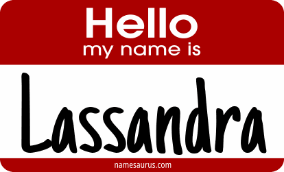 Hello my name is Lassandra png download