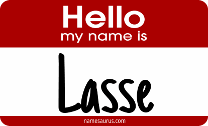 Hello my name is Lasse png download