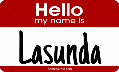 Hello my name is Lasunda png download
