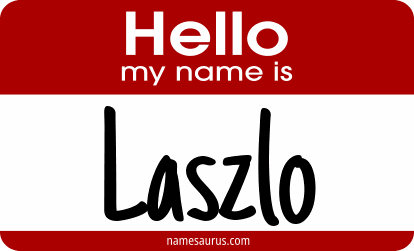 Hello my name is Laszlo png download