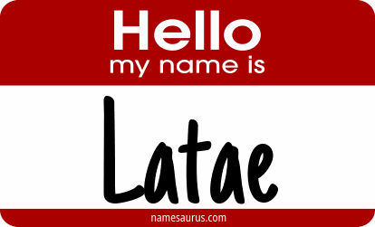 Hello my name is Latae png download