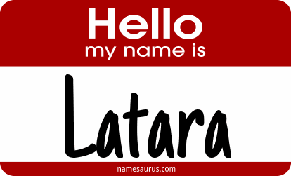 Hello my name is Latara png download