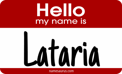 Hello my name is Lataria png download