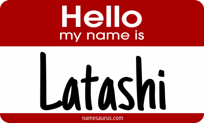 Hello my name is Latashi png download