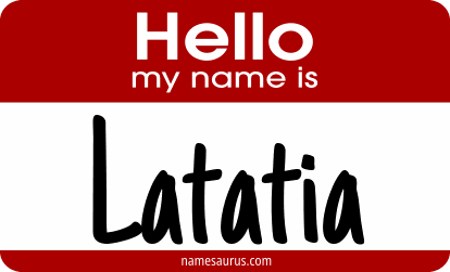 Hello my name is Latatia png download