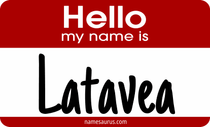 Hello my name is Latavea png download