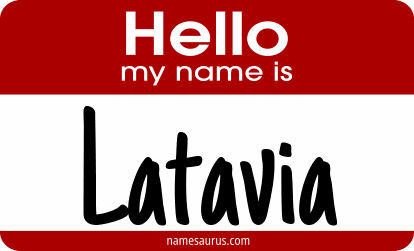 Hello my name is Latavia png download