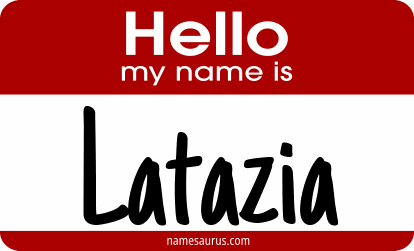 Hello my name is Latazia png download