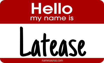 Hello my name is Latease png download