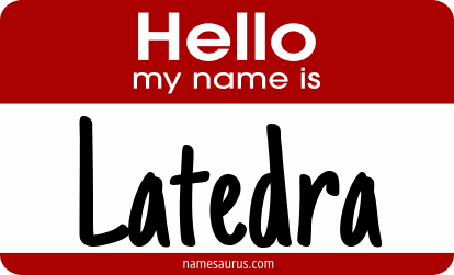 Hello my name is Latedra png download