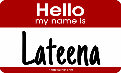 Hello my name is Lateena png download