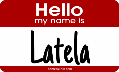 Hello my name is Latela png download