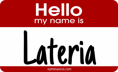 Hello my name is Lateria png download
