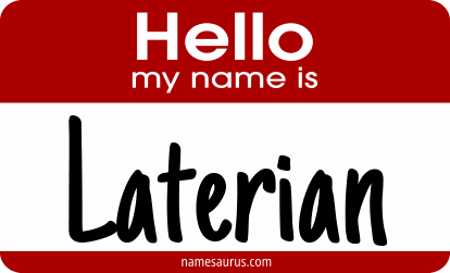 Hello my name is Laterian png download