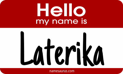 Hello my name is Laterika png download