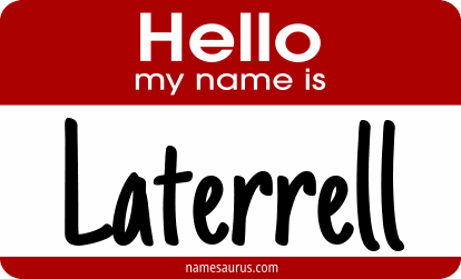 Hello my name is Laterrell png download