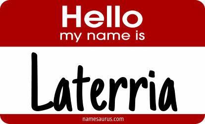 Hello my name is Laterria png download