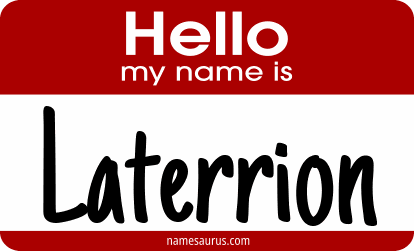 Hello my name is Laterrion png download