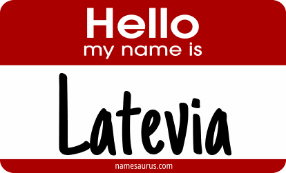 Hello my name is Latevia png download