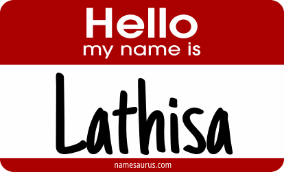 Hello my name is Lathisa png download
