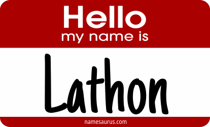 Hello my name is Lathon png download
